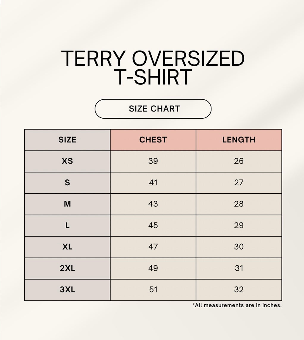 Oversized "Nevermind" Wavy Graphic T-Shirt